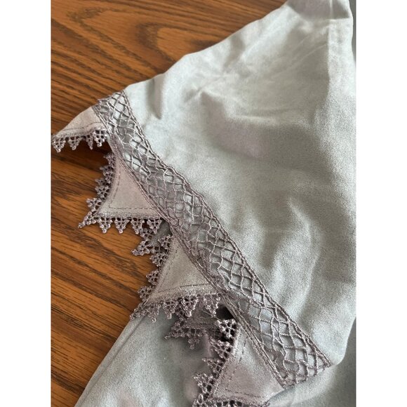 Hayden Los Angeles blue open front cardigan size Medium - Picture 3 of 6